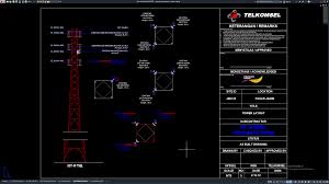 As Built Drawing Tower